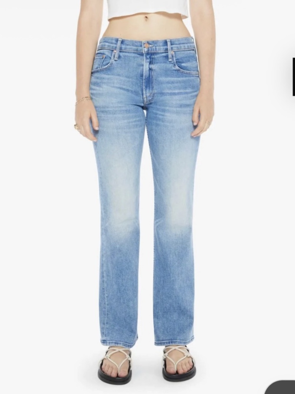 Mother The Bookie Sneak Bootcut Jeans